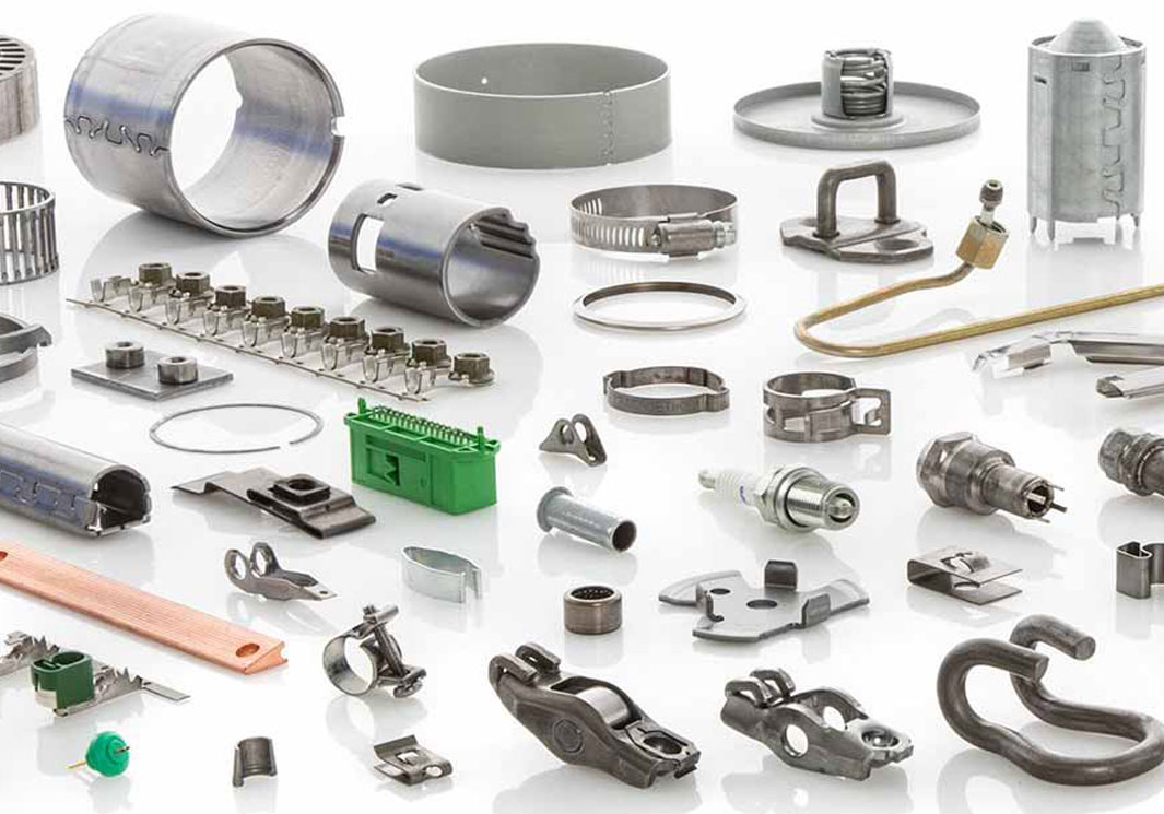 automotive metal stamped parts manufactured on bihler equipment